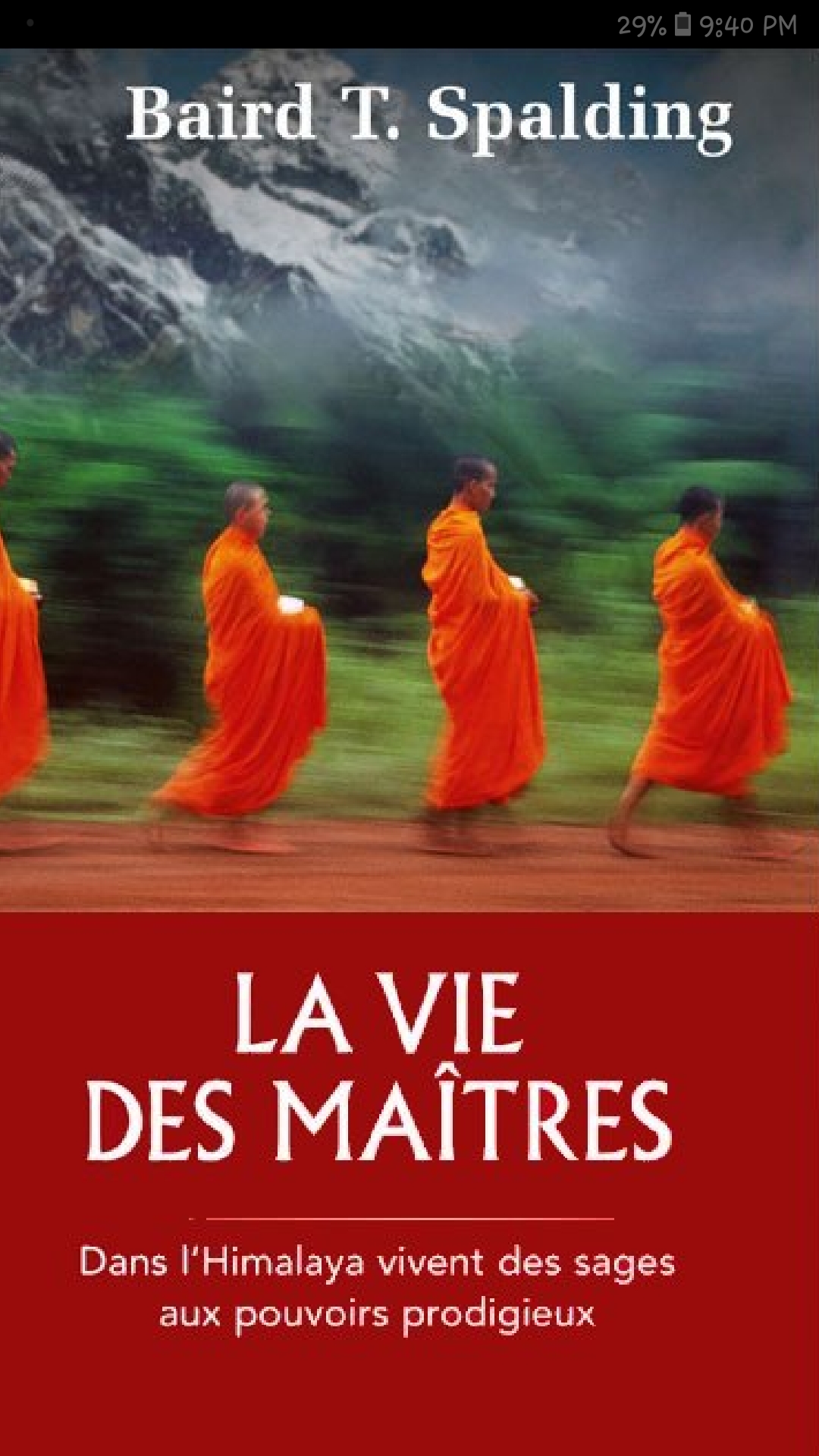 La Vie Des Maitres